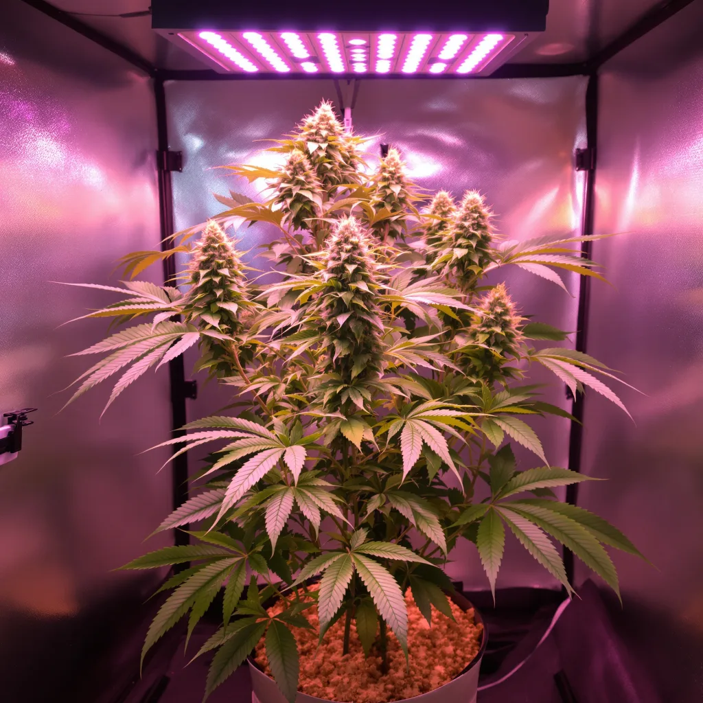 Plante de cannabis White Rhino en floraison — 60-100 cm autofloraison
