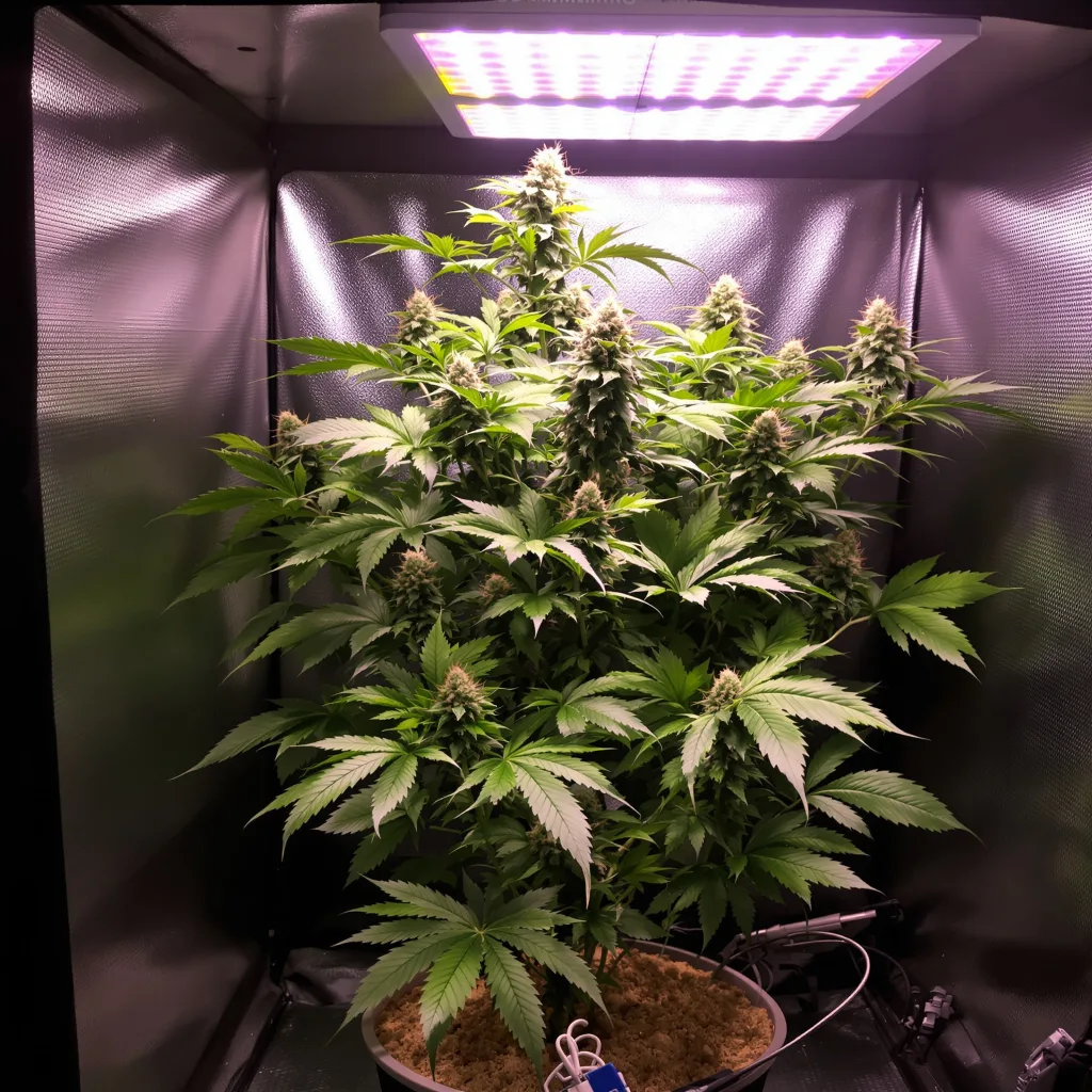 Plante de cannabis White Runtz en floraison — 60-100 cm autofloraison