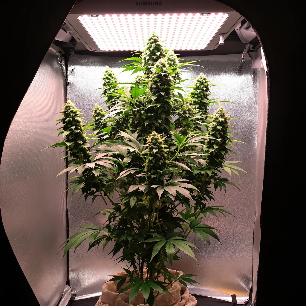 Plante de cannabis White Widow en floraison — 60-100 cm autofloraison
