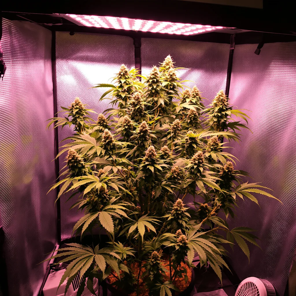Plante de cannabis Whiteout en floraison — 120-180 cm féminisée