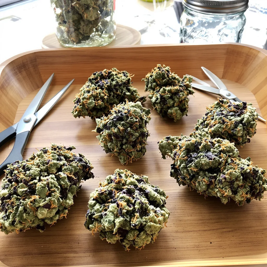 Wild Hog 81% indica / 19% sativa — fleur avec trichomes visibles