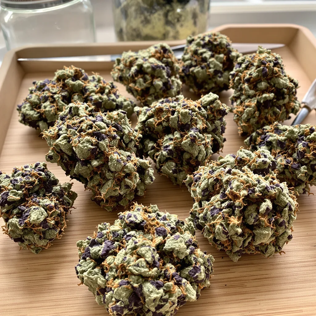 Wild Hog 81% indica / 19% sativa — fleur avec trichomes visibles