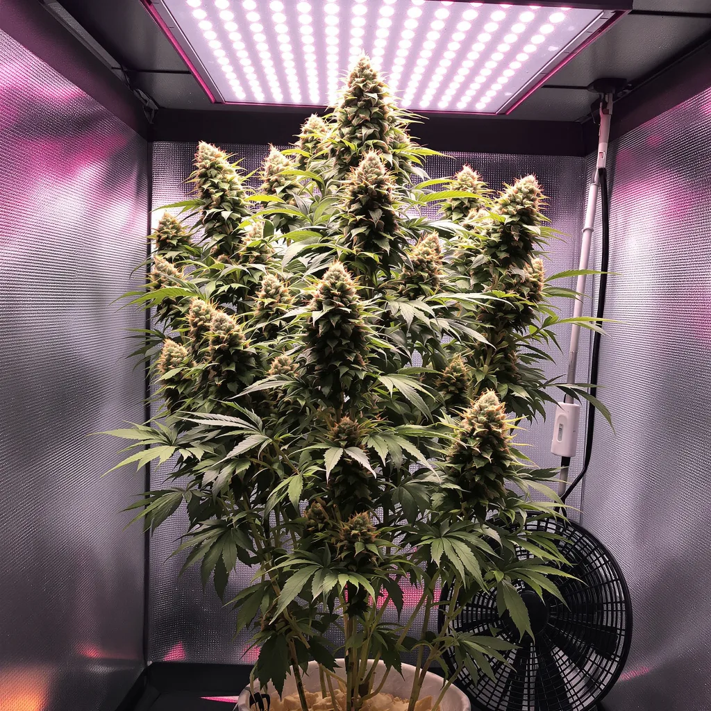 Plante de cannabis Willys Wonder en floraison — 120-180 cm féminisée