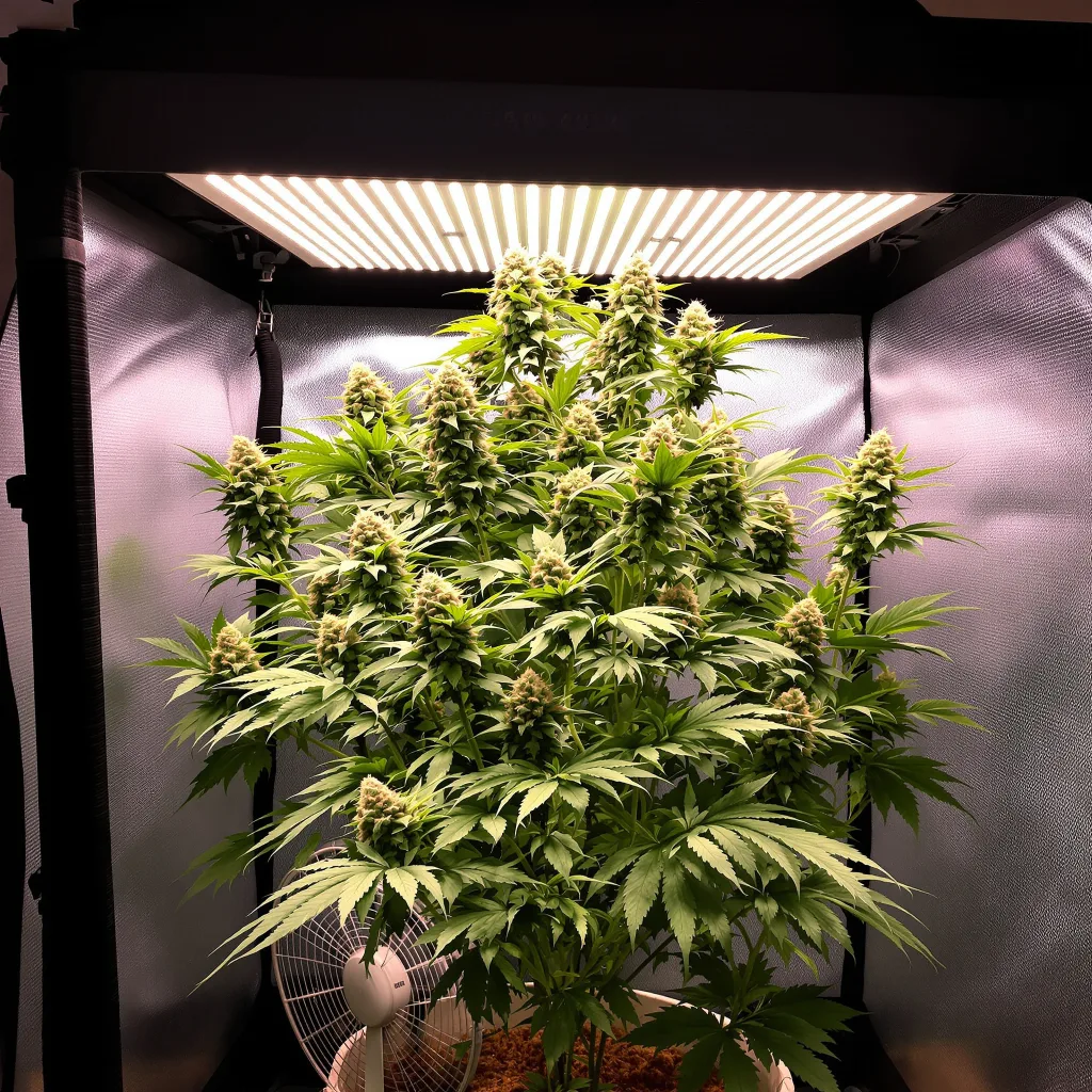 Plante de cannabis Wonder Woman en floraison — 120-180 cm féminisée