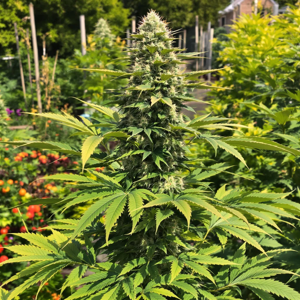 Wonder Woman 51% indica / 49% sativa — fleur avec trichomes visibles