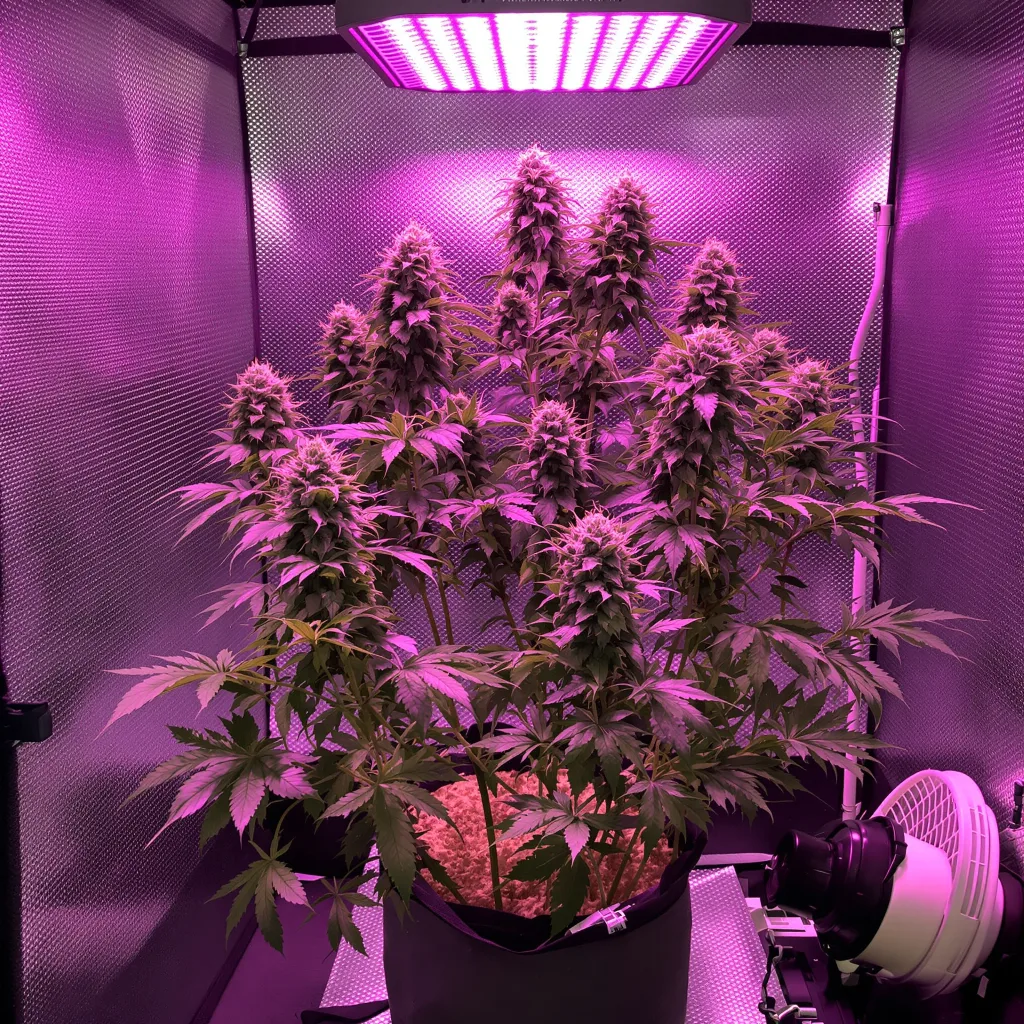 Plante de cannabis Woody Kush en floraison — 90-130 cm féminisée