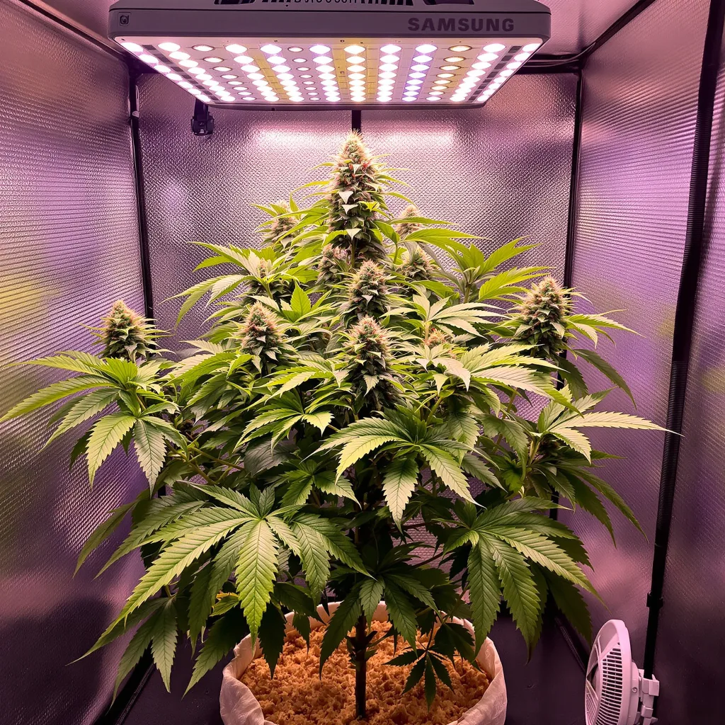 Plante de cannabis WSU en floraison — 90-130 cm féminisée