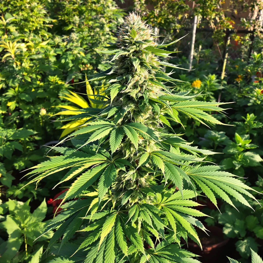 WSU 72% indica / 28% sativa — fleur avec trichomes visibles