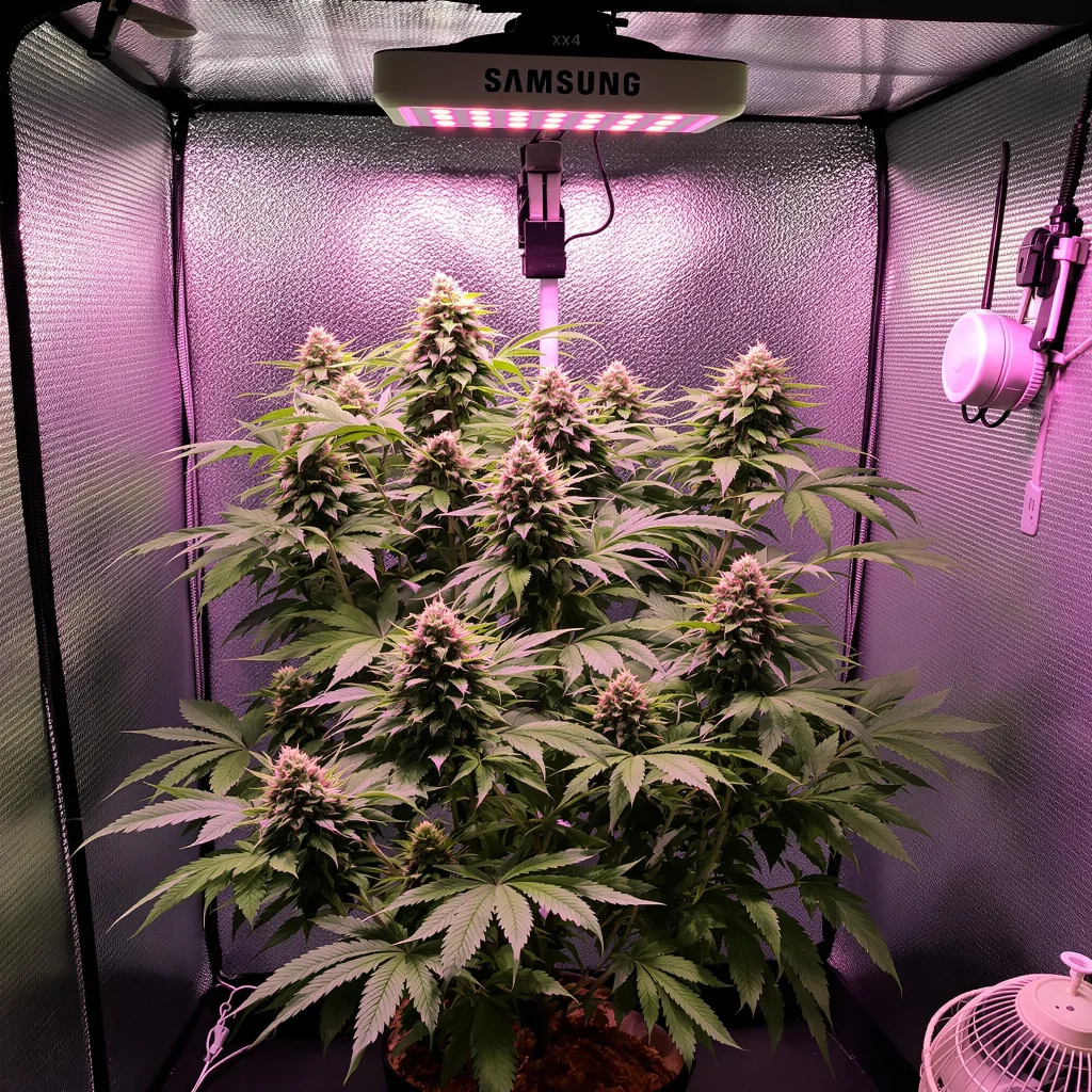 Plante de cannabis X-Wing en floraison — 90-130 cm féminisée