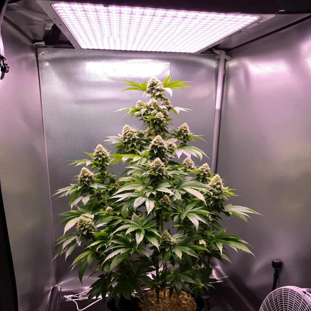 Plante de cannabis Yumboldt en floraison — 60-100 cm autofloraison