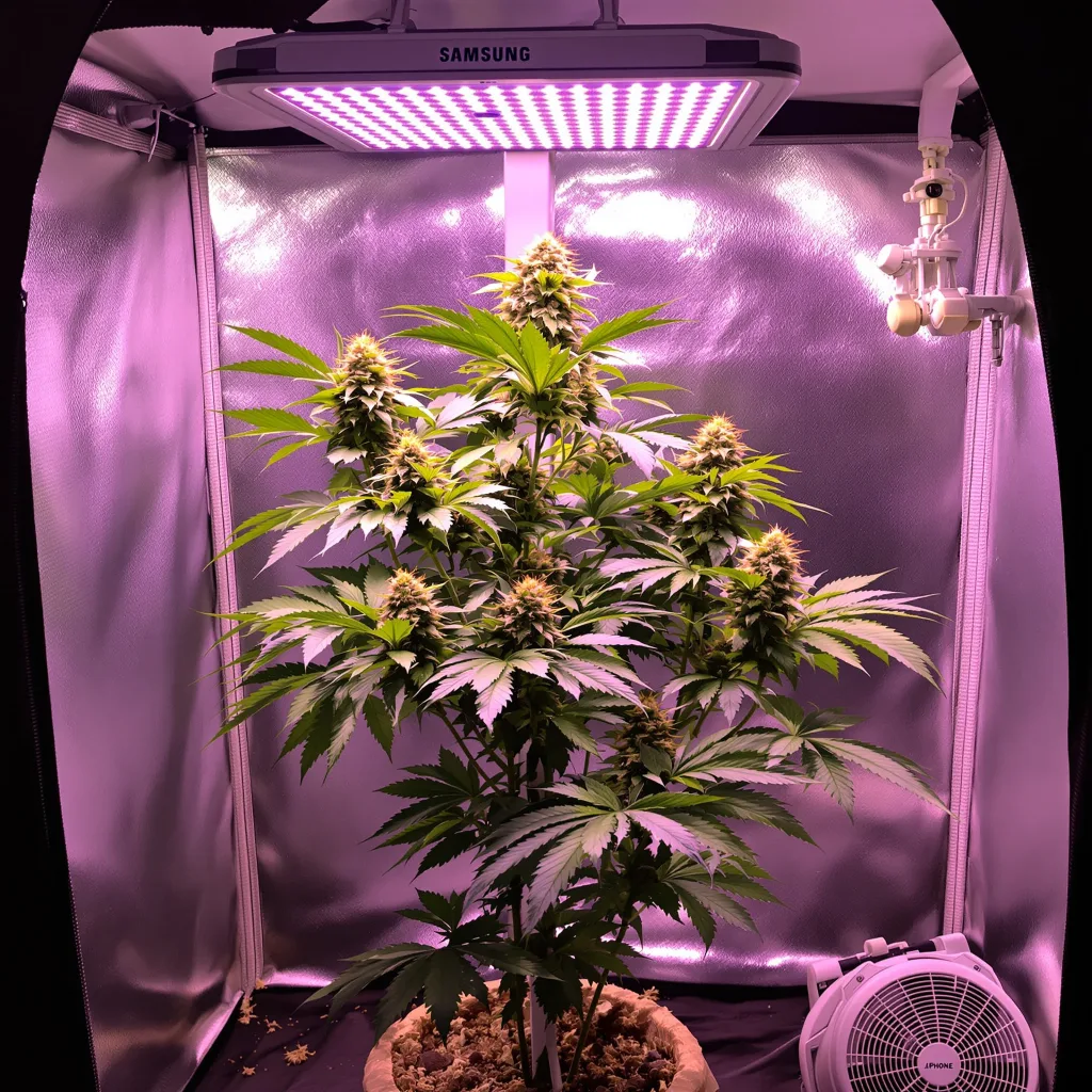 Plante de cannabis Yumboldt en floraison — 90-130 cm féminisée