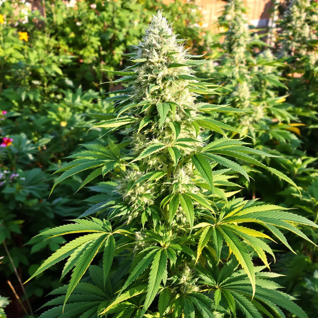 Zen CBD 51% indica / 49% sativa — fleur avec trichomes visibles